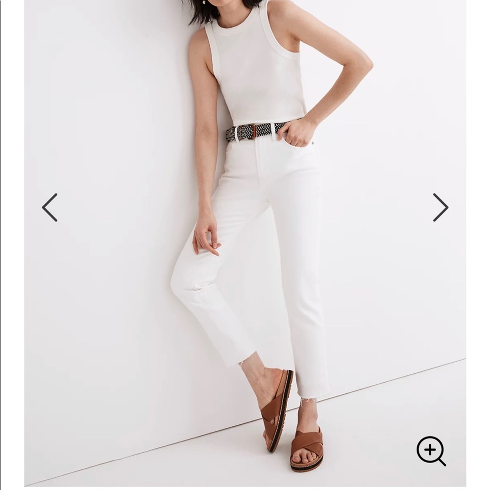 Madewell The Perfect Vintage Jean in Tile White